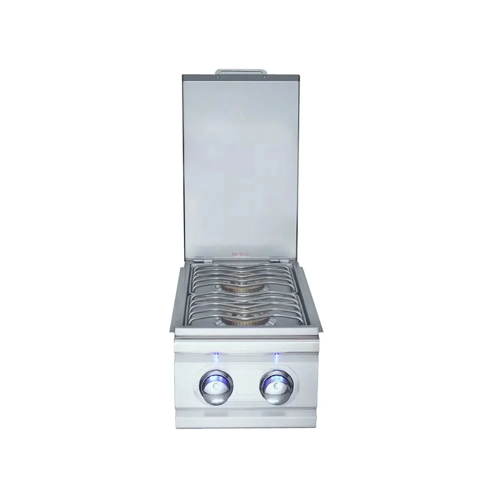 RCS Cutlass Pro Double Side Burner, Slide in - RDB1EL-NG - image 6