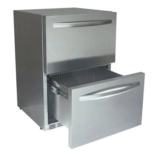 RCS 24-Inch 5.2 Cu. Ft. Outdoor Rated Dual Drawer Compact Refrigerator - REFR4 - image 3