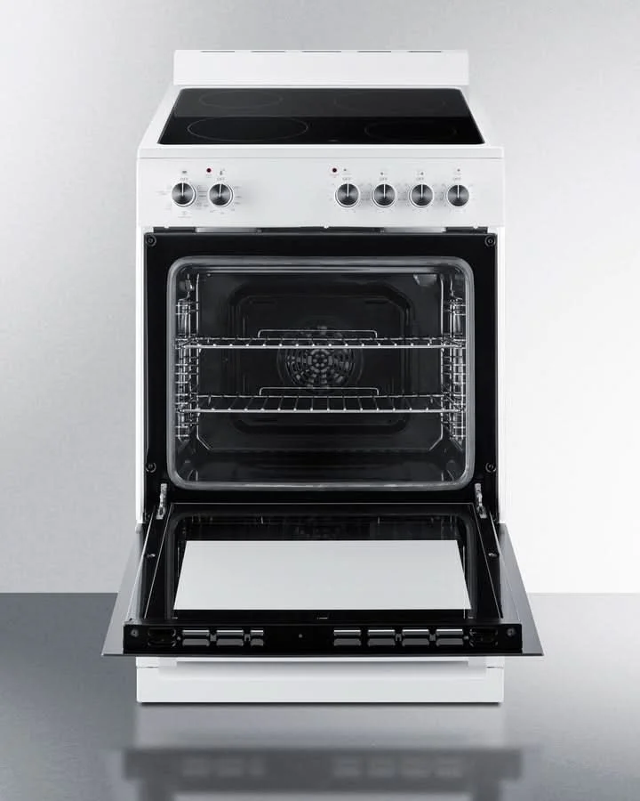 Summit 24 Electric Range with Manual Clean Oven Black and White - REXT24W - image 7