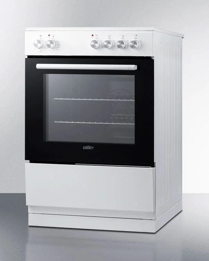 Summit 24 Electric Range with Manual Clean Oven Black and White - REXT24W - image 6