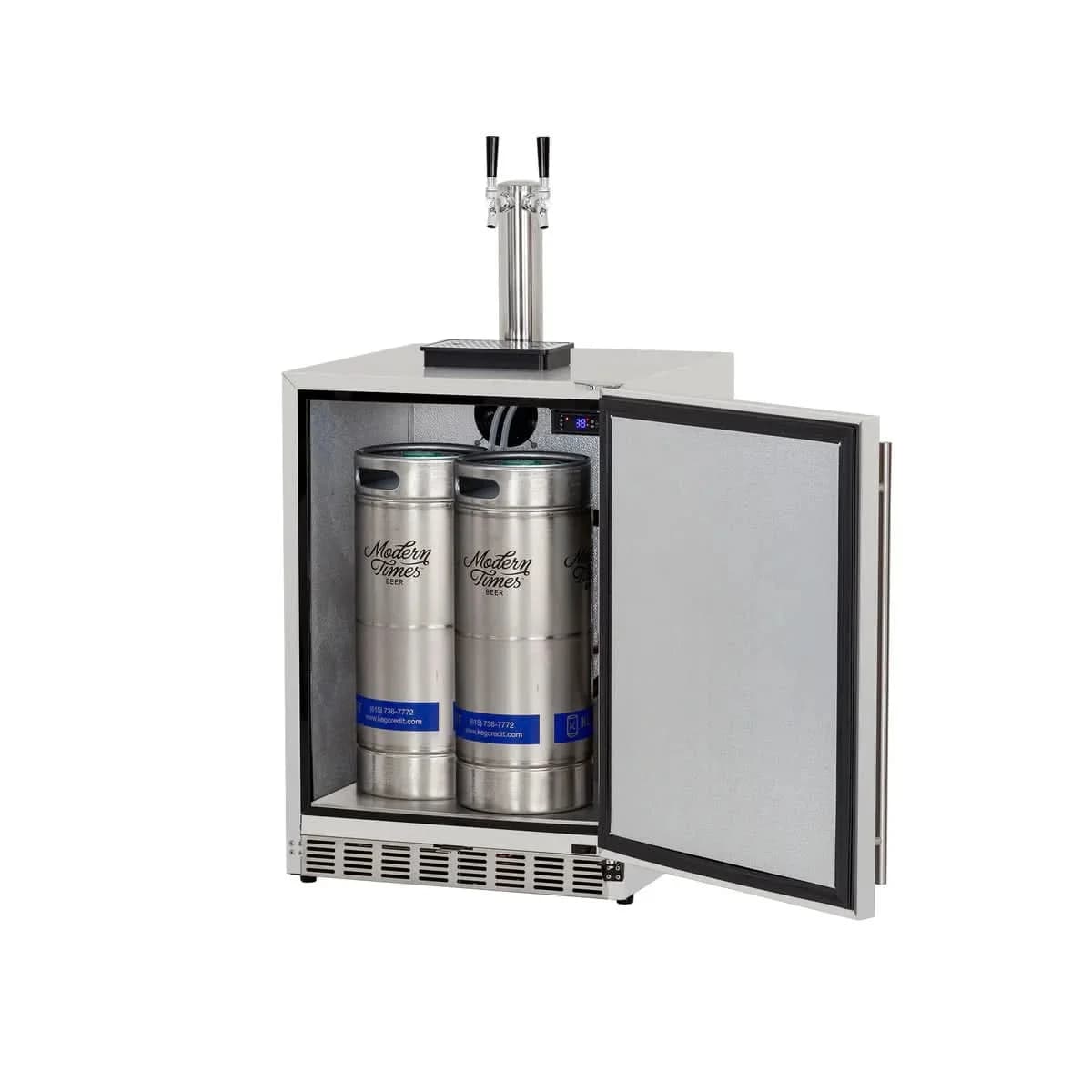 Summerset 6.6C Deluxe Outdoor Rated Double Tap Kegerator - Completed - RFR-24DK2 - image 4