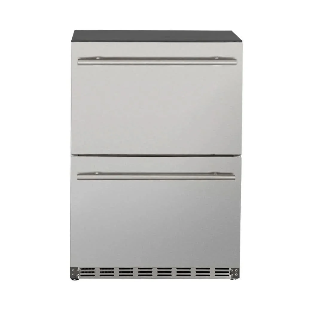Summerset 24" 5.3C Deluxe Outdoor Rated 2-Drawer Fridge - RFR-24DR2-A - image 4