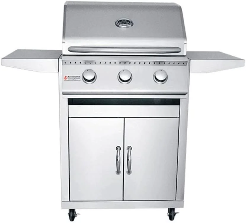 RCS Premier - 26-Inch 3-Burner Freestanding Grill - Natural Gas - RJC26ACK