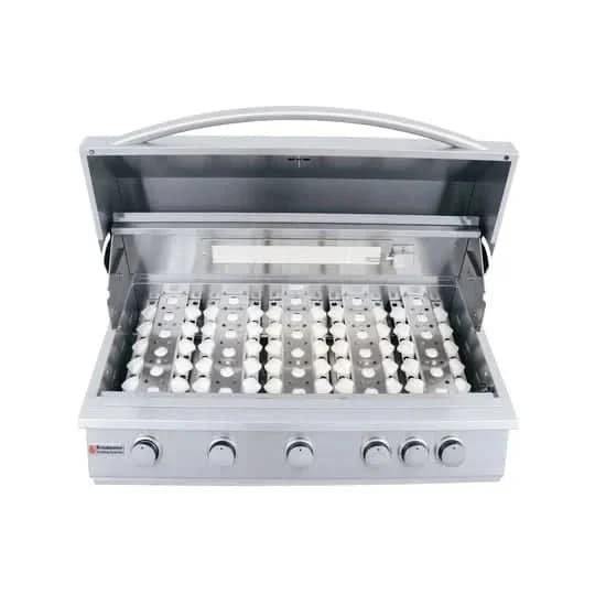 RCS Premier - 40-Inch 5-Burner Built-In Grill with Rear Infrared Burner - Natural Gas - RJC40A - image 5