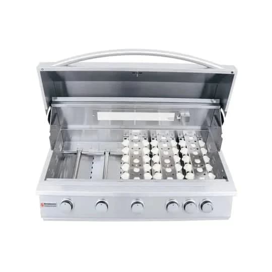 RCS Premier - 40-Inch 5-Burner Built-In Grill with Rear Infrared Burner - Natural Gas - RJC40A - image 6