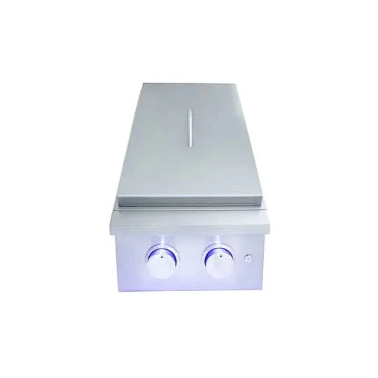 RCS Premier Double Side Burner, Slide in Natural Gas - RJCSSBL - image 2