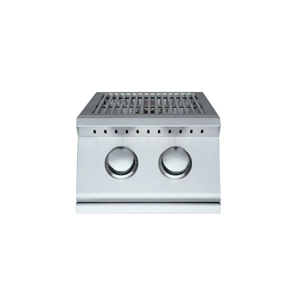 RCS Premier Double Side Burner, Slide in Liquid Propane Gas - RJCSSBLP