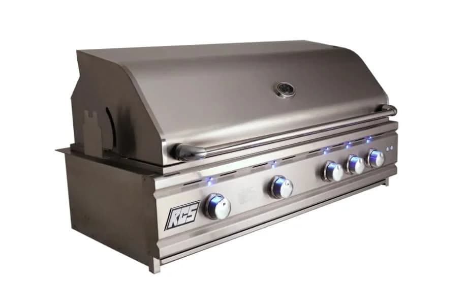 RCS Cutlass Pro - 42-Inch 4-Burner Built-In Grill with Blue LED Lights and Rear Burner - Liquid Propane Gas - RON42ALP - image 2