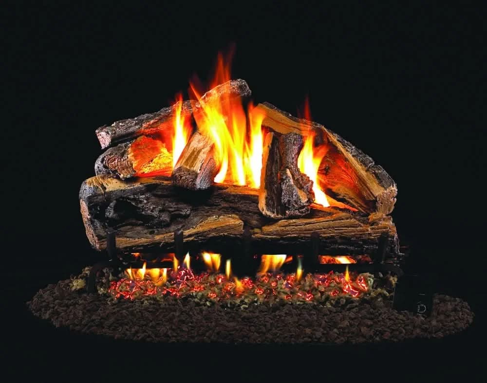 Peterson Gas Logs 24" Rugged Split Oak Logs Only - RRSO24