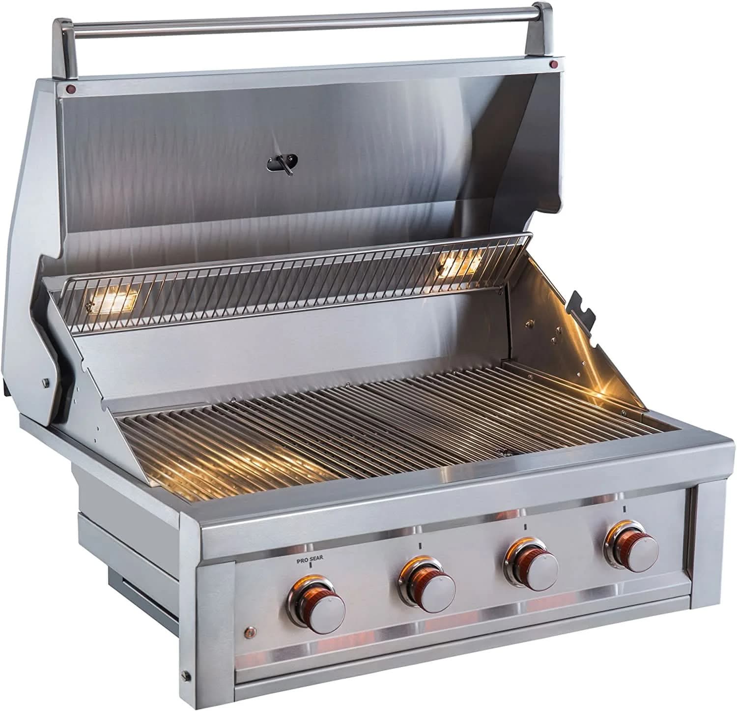 Sunstone Ruby - 36-Inch 4-Burner Built-In Grill with Pro Sear - Natural Gas - RUBY4B-NG - image 9