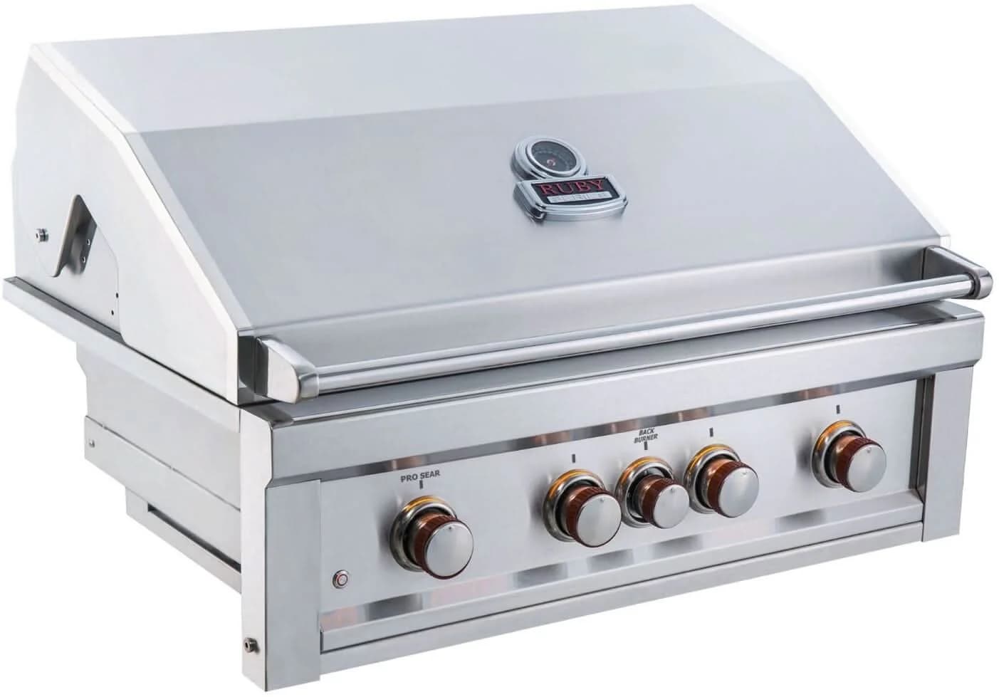 Sunstone Ruby - 36-Inch 4-Burner Built-In Grill - Liquid Propane Gas - RUBY4BIR-LP - image 6