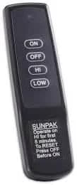 Sunpak Black Two Stage 25,000 And 34,000 BTU Heater Includes Black Mounting Kit - S34 B TSR - image 2