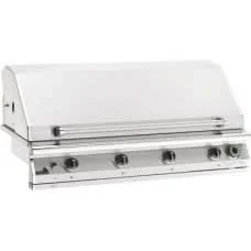 PGS T Series Big Sur Commercial - 51-Inch 4-Burner Built-In Grill with One Hour Gas Timer - Natural Gas - S48TNG