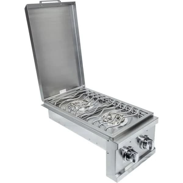 Sole Gourmet 36,000 Total BTUs Built In Double Side Burner - SB21L - image 3