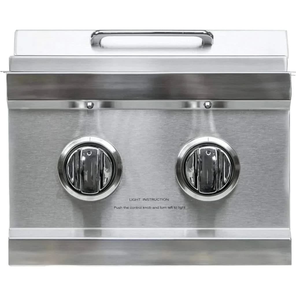 Sole Gourmet Built In Double Side Burner w/Lights Liquid Propane Gas - SB21LLP - image 2
