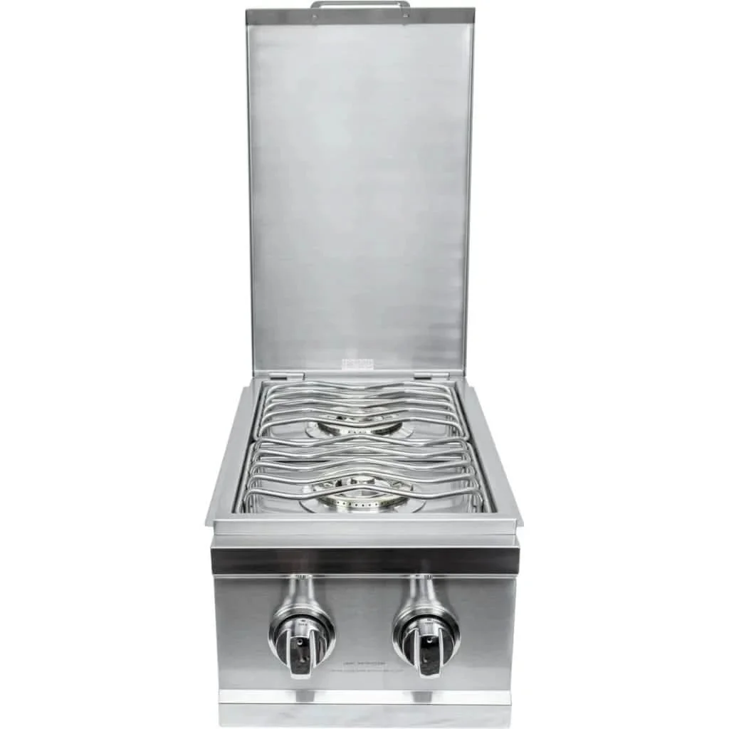 Sole Gourmet Built In Double Side Burner w/Lights Liquid Propane Gas - SB21LLP - image 3