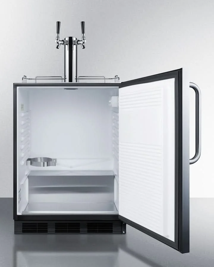 Summit 24 Wide Outdoor Wine Kegerator, ADA Compliant - SBC54OSBIADAWKDTWIN - image 3
