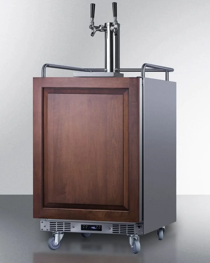 Summit 24 Wide Built-In Cold Brew Coffee Kegerator (Panel Not Included) - SBC682PNRCFTWIN - image 7