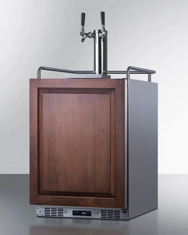 Summit 24 Wide Built-In Cold Brew Coffee Kegerator (Panel Not Included) - SBC682PNRCFTWIN - image 6