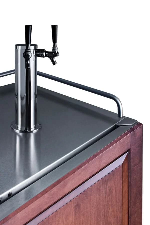 Summit 24 Wide Built-In Cold Brew Coffee Kegerator (Panel Not Included) - SBC682PNRCFTWIN - image 2