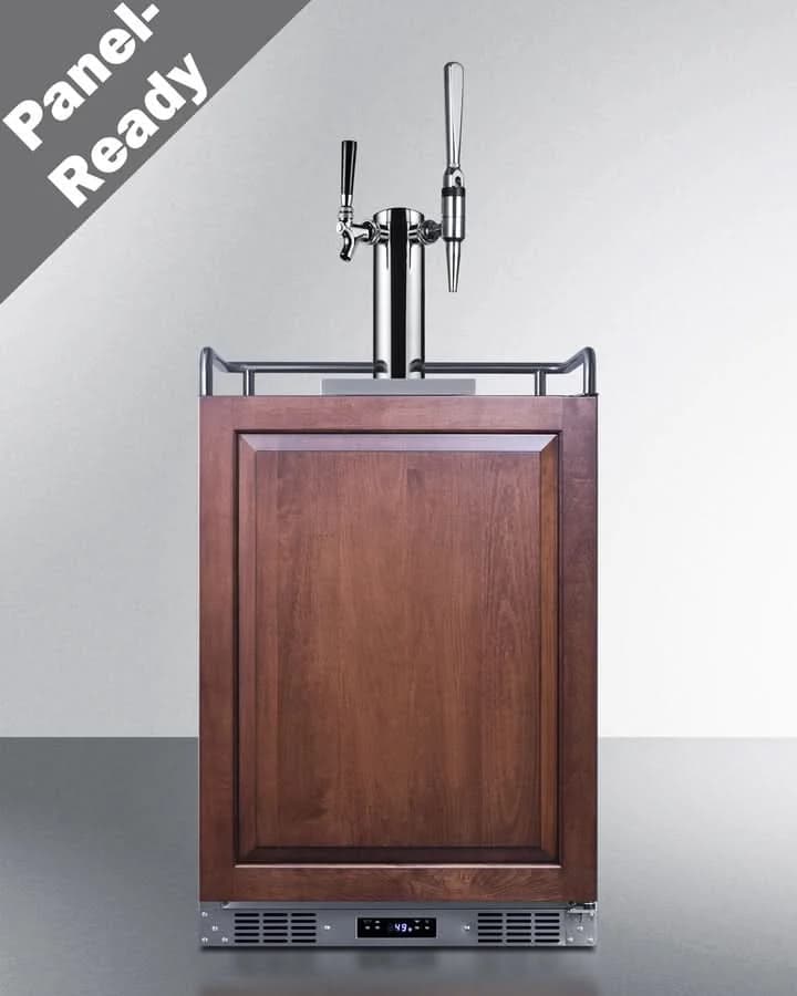 Summit 24 Wide Built-In Cold Brew/Nitro Coffee Kegerator (Panel Not Included) - SBC682PNRCMTWIN - image 7