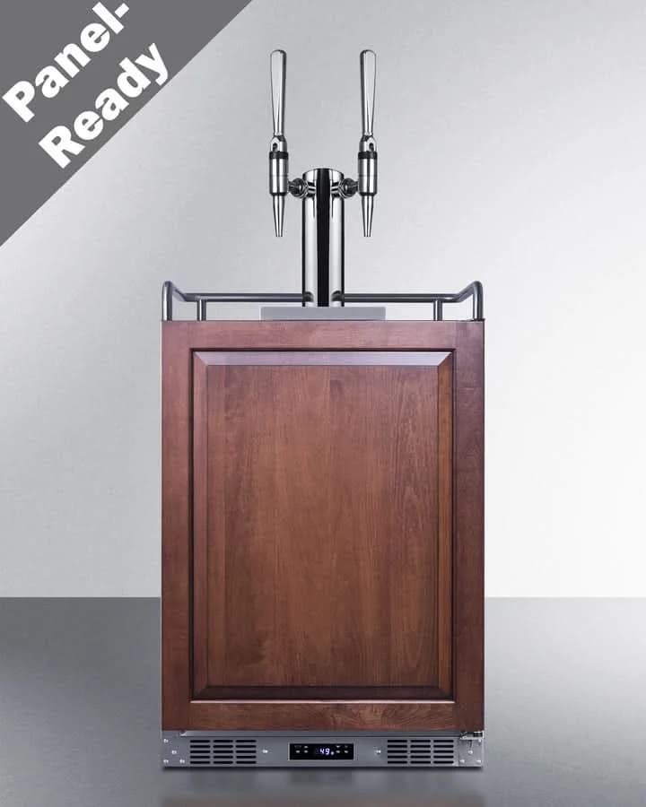 Summit 24 Wide Built-In Nitro Coffee Kegerator (Panel Not Included) - SBC682PNRNCFTWIN - image 7