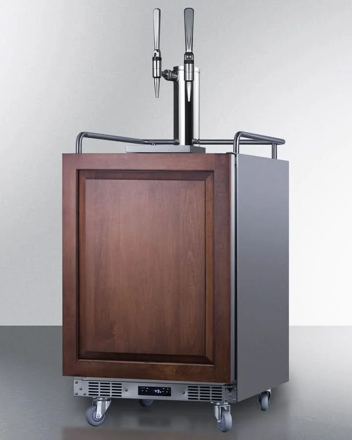Summit 24 Wide Built-In Nitro Coffee Kegerator (Panel Not Included) - SBC682PNRNCFTWIN - image 4