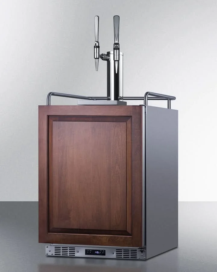 Summit 24 Wide Built-In Nitro Coffee Kegerator (Panel Not Included) - SBC682PNRNCFTWIN - image 3