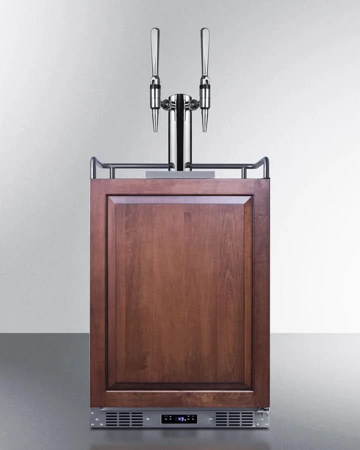 Summit 24 Wide Built-In Nitro Coffee Kegerator (Panel Not Included) - SBC682PNRNCFTWIN - image 2