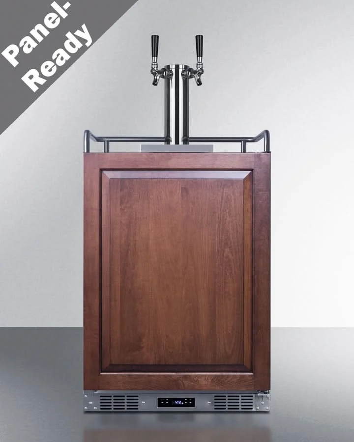 Summit 24 Wide Built-In Kegerator (Panel Not Included) - SBC682PNRTWIN - image 8