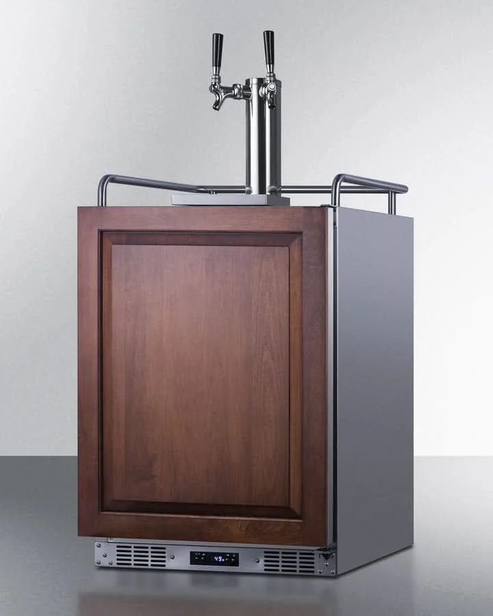 Summit 24 Wide Built-In Kegerator (Panel Not Included) - SBC682PNRTWIN - image 4
