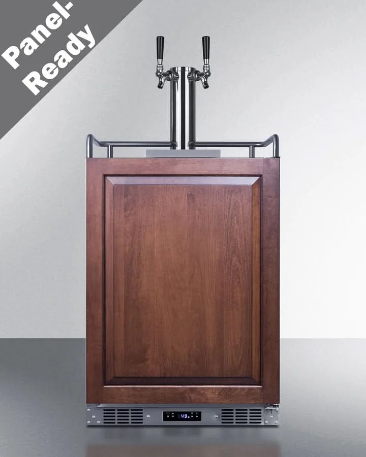 Summit 24 Wide Built-In Wine Kegerator (Panel Not Included) - SBC682PNRWKDTWIN - image 8