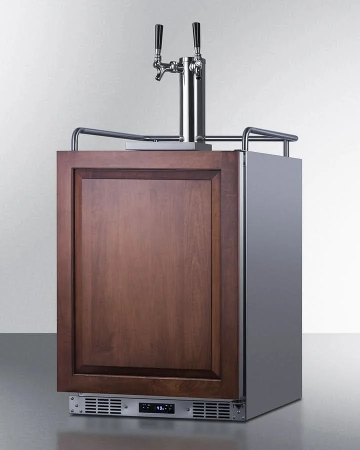 Summit 24 Wide Built-In Wine Kegerator (Panel Not Included) - SBC682PNRWKDTWIN - image 5