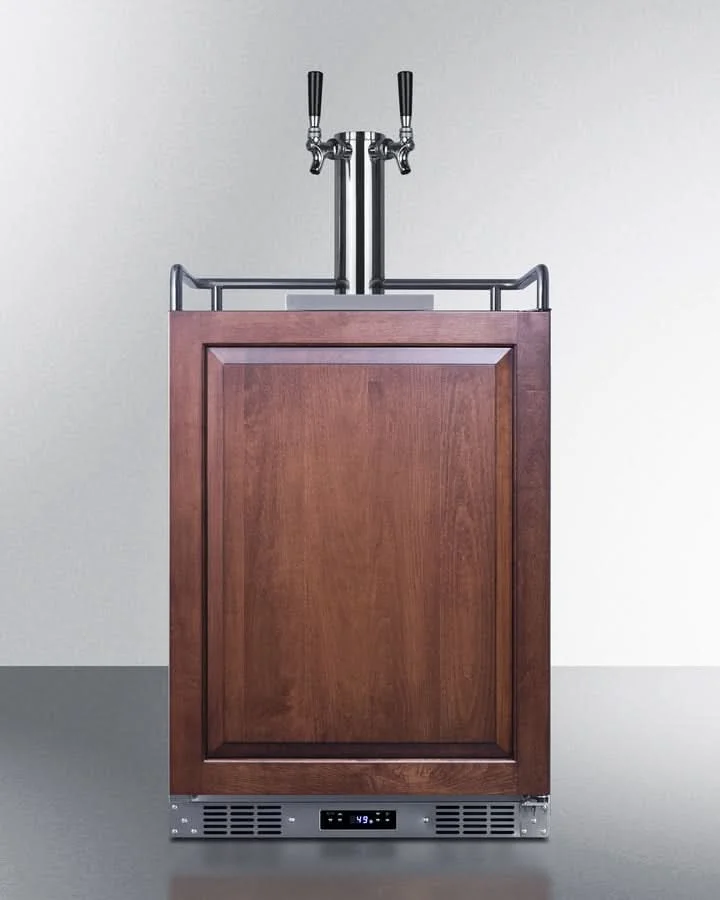 Summit 24 Wide Built-In Wine Kegerator (Panel Not Included) - SBC682PNRWKDTWIN - image 4