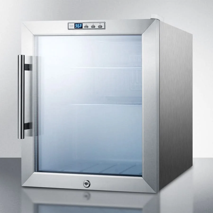 Summit Commercial Compact Beverage Center - SCR215LCSS - image 2