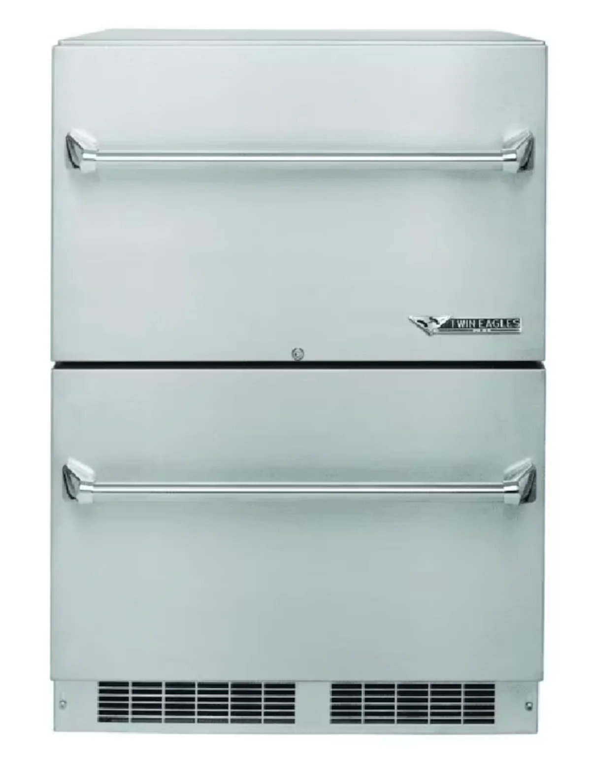 Twin Eagles 24-Inch Outdoor Rated Double Drawer Refrigerator - TE24D