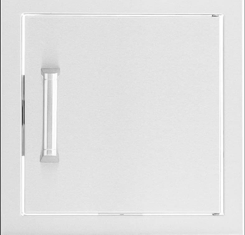 PCM 12-Inch Stainless Steel Reversible Single Access Door Contempo - BBQ-260-SH-12X12 + BBQ-350H-Handle - image 4
