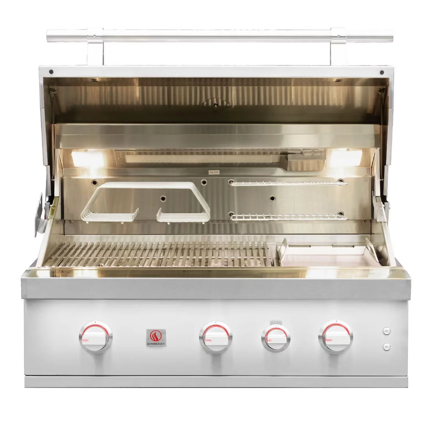 Summerset 36" Quest Grill NG, 3 Burner, Rear Burner, 2 Pcs Warming Rack - QST36-NG - image 4
