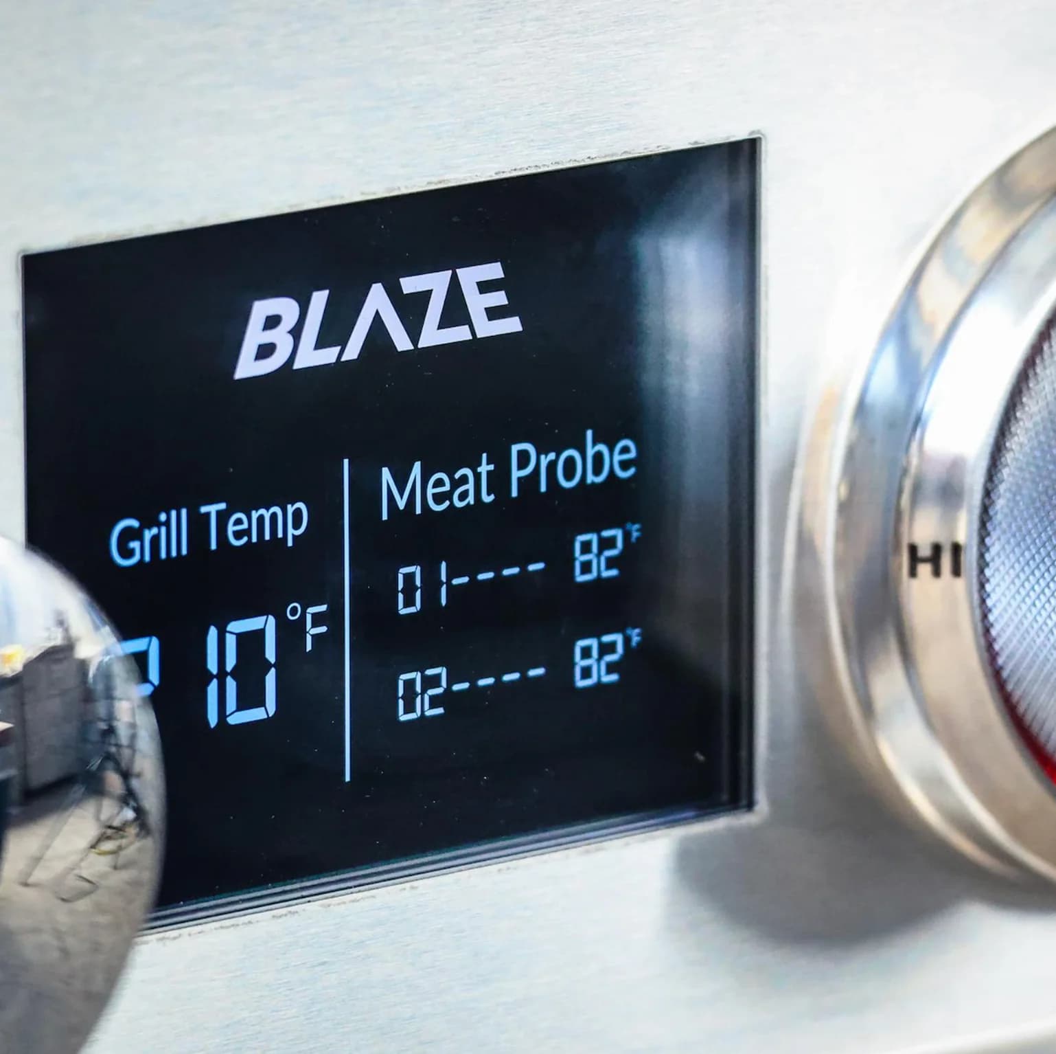 Blaze LTE PRO 32-Inch 4-Burner Propane Gas Grill w/ Digital Temperature Screen & Rear Infrared Burner- BLZ-4LTEPRO-LP + BLZ-4LTEPRO-CART-LTSC - image 10