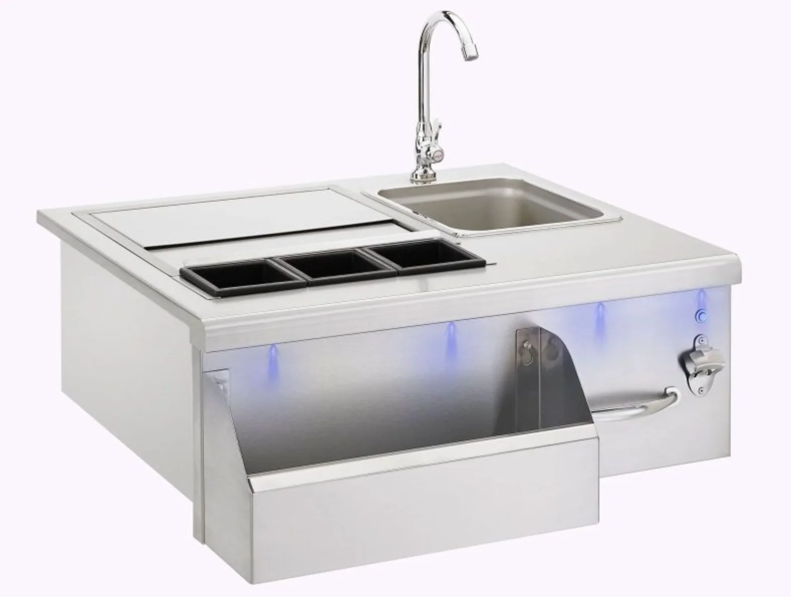 Summerset 30-Inch Beverage & Prep Station with LED Lights- BC-30L - image 2
