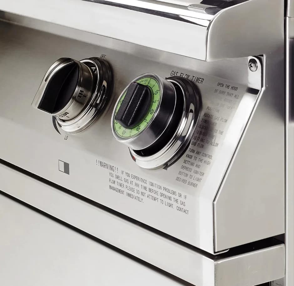 PGS T-Series Commercial 30-Inch Propane Gas Grill On Pedestal With Timer - S27TLP + S27NPED - image 6