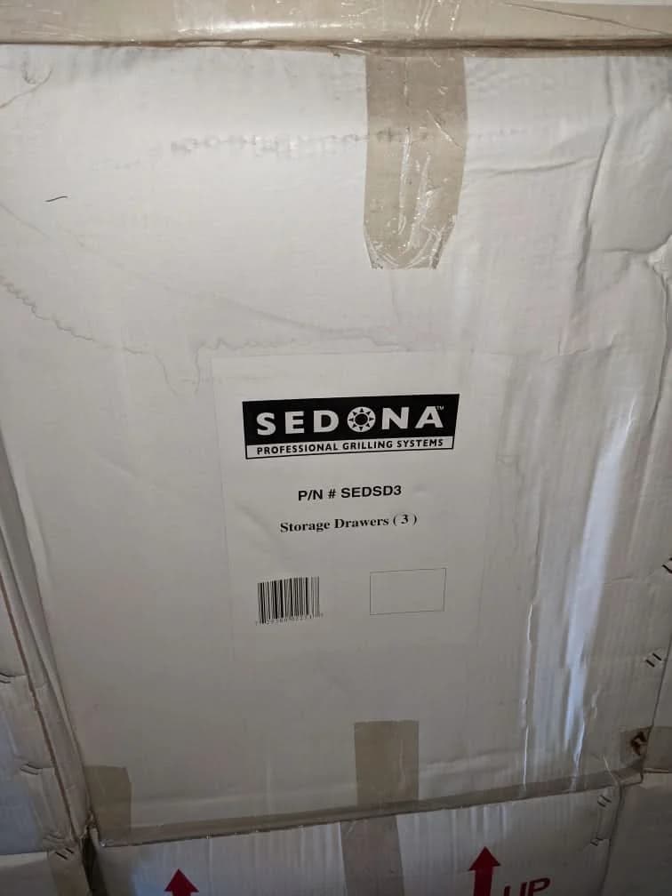 Close Out Brand Sedona Professional Grilling System Tiple Drawer Stainless Steel - SEDSD3-OB - image 2