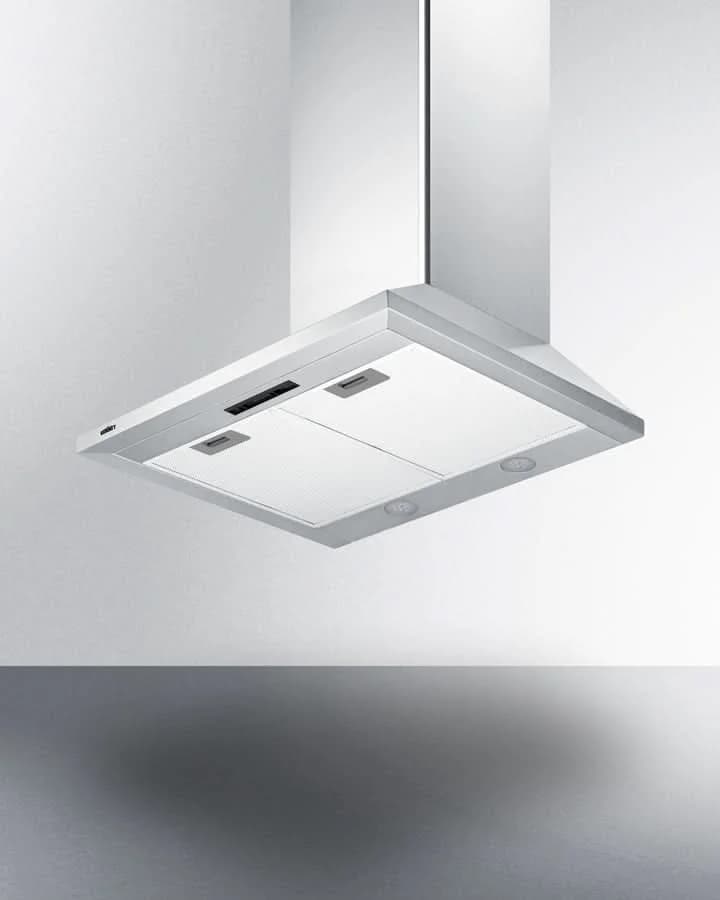 Summit 24 Wide Wall-Mounted Range Hood White - SEH1524SS - image 2