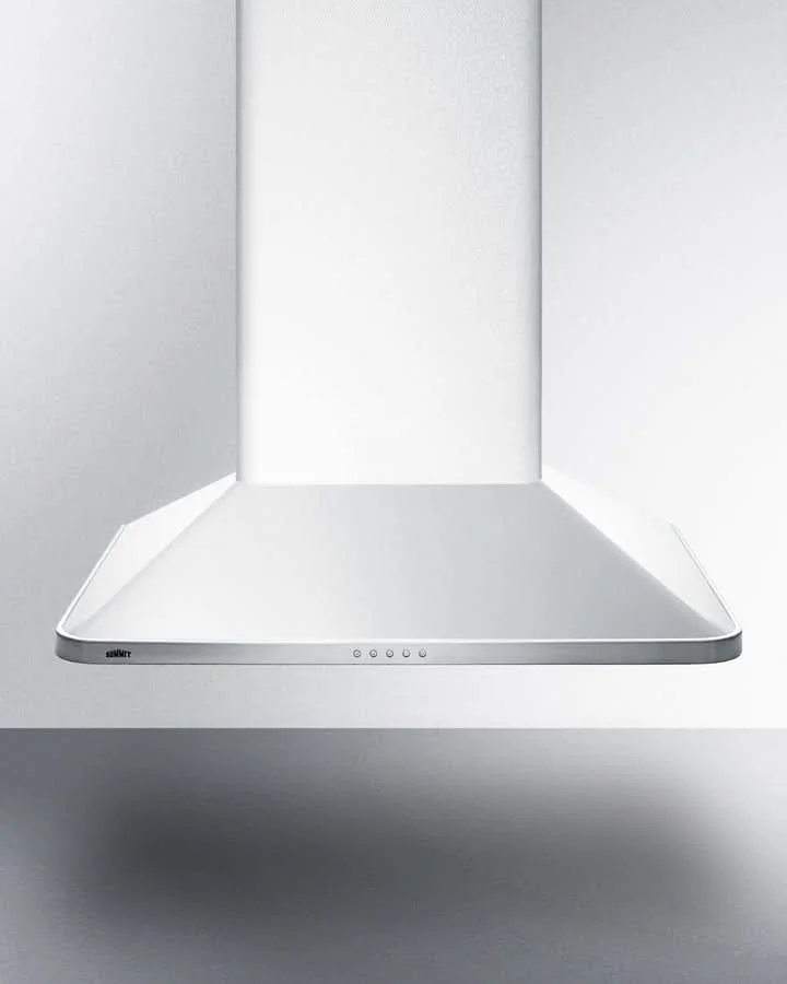 Summit 24 Wide Wall-Mounted Range Hood White - SEH3624SS