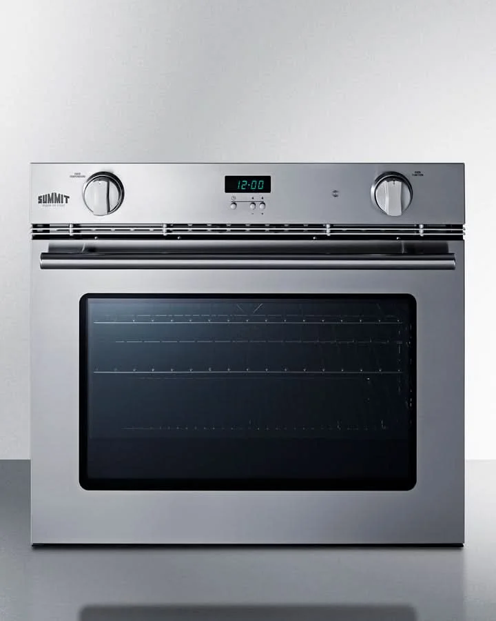Summit 27 Wide Gas Wall Oven Stainless Steel - SGWOGD27 - image 8