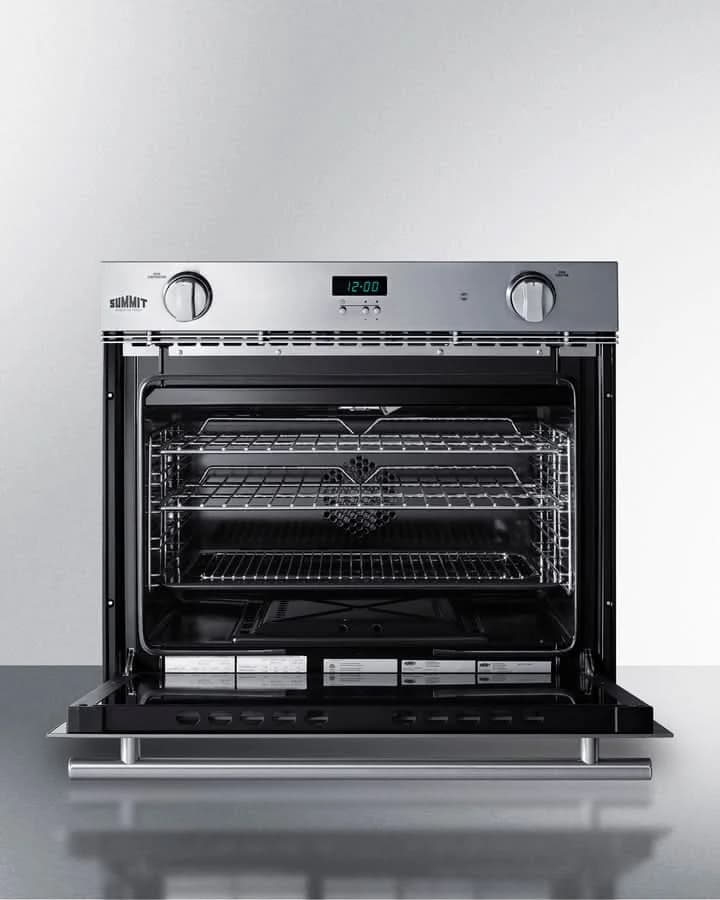 Summit 27 Wide Gas Wall Oven Stainless Steel - SGWOGD27 - image 5