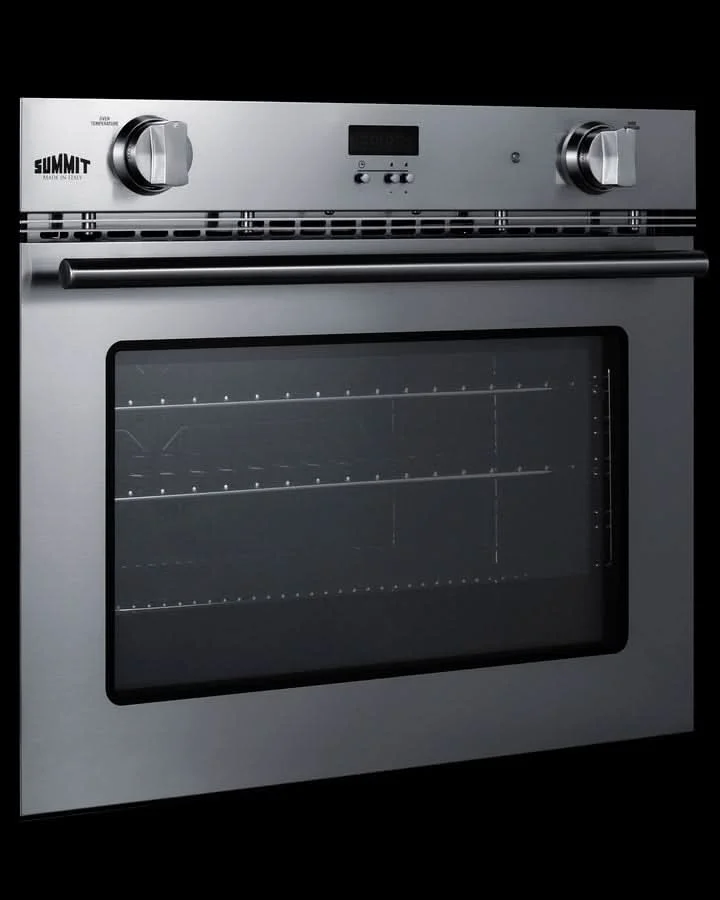 Summit 27 Wide Gas Wall Oven Stainless Steel - SGWOGD27