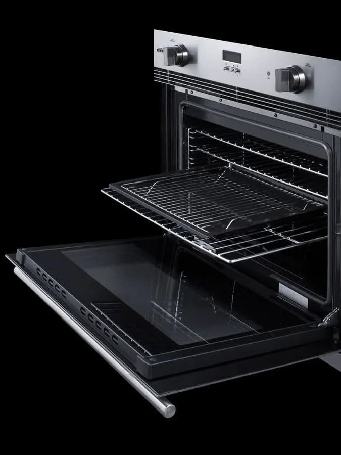 Summit 30 Wide Gas Wall Oven Stainless Steel - SGWOGD30 - image 4