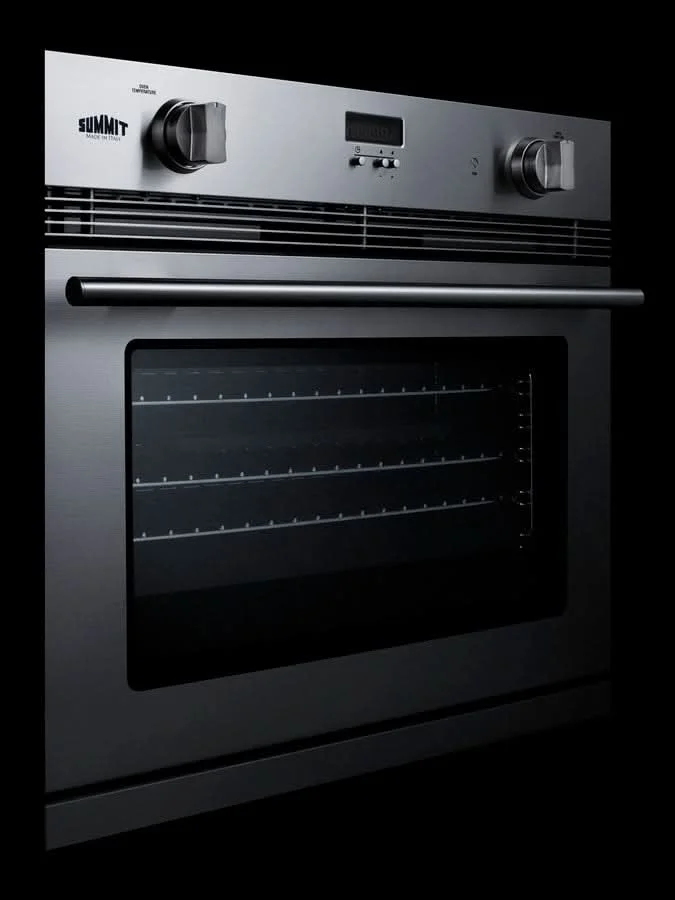 Summit 30 Wide Gas Wall Oven Stainless Steel - SGWOGD30 - image 3