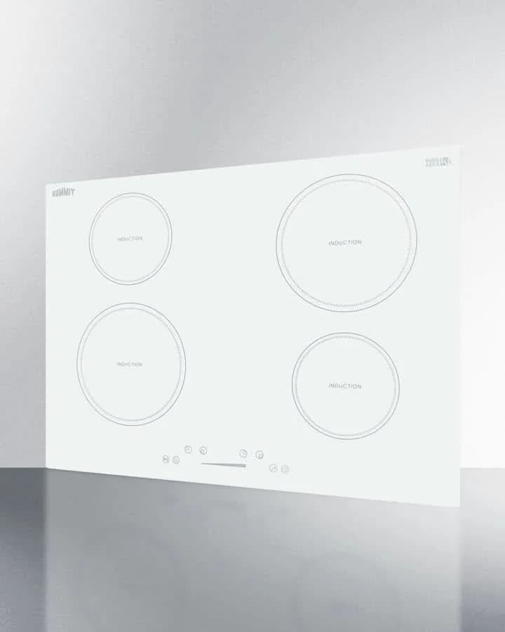 Summit 30 Wide 208-240V 4-Zone Induction Cooktop White - SINC4B302W - image 5